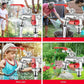 Robinet de jardin universel à double sortie en acier inoxydable