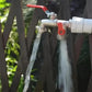 Robinet de jardin universel à double sortie en acier inoxydable