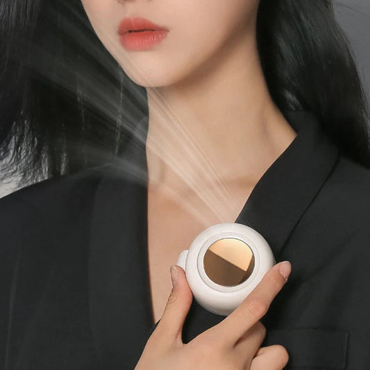 🎁 Plus vous achetez, plus vous économisez ! 💨🌀 Petit ventilateur tour de cou à pince tourbillon – Fraîcheur portable et mains libres