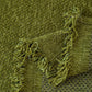 Housse de canapé en chenille anti-griffes à chevrons de couleur unie