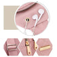 🔥 60 % DE RÉDUCTION ! 🛍️🎒Poche poitrine métal légère – Pratique avec passage pour câble 🎒🎀