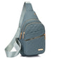 🔥 60 % DE RÉDUCTION ! 🛍️🎒Poche poitrine métal légère – Pratique avec passage pour câble 🎒🎀