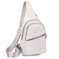 🔥 60 % DE RÉDUCTION ! 🛍️🎒Poche poitrine métal légère – Pratique avec passage pour câble 🎒🎀
