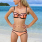👙 60% DE RÉDUCTION! 🔥 Ensemble Bikini Sexy Colour Block pour Femme – Design Moderne, Coupe Élégante & Parfait Pour l'Été 🌊