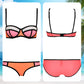 👙 60% DE RÉDUCTION! 🔥 Ensemble Bikini Sexy Colour Block pour Femme – Design Moderne, Coupe Élégante & Parfait Pour l'Été 🌊