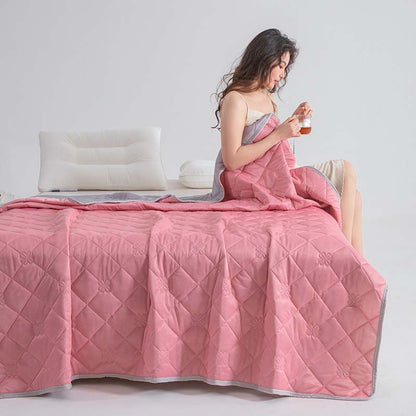 🌙 60 % DE RÉDUCTION - ❄️ Couette d'été rafraîchissante, imprimée, lavable et respirante 💤