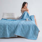 🌙 60 % DE RÉDUCTION - ❄️ Couette d'été rafraîchissante, imprimée, lavable et respirante 💤