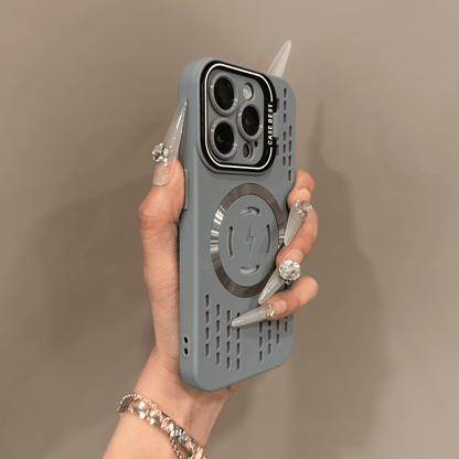 💥Coque de protection en silicone souple à chargement magnétique rapide pour iPhone