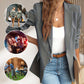 🧥 50% DE RÉDUCTION 💥 Veste élégante col revers bouton – Tissu doux & coupe structurée – Polyvalente, parfaite pour le bureau ou les occasions spéciales – intemporelle et soignée ✨🌸