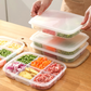 🍱🔥 Lot de 2 boîtes alimentaires compartimentées avec couvercle hermétique 🛡️ — Économisez 5,99 € dès maintenant 💶✨