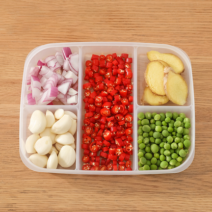 🍱🔥 Lot de 2 boîtes alimentaires compartimentées avec couvercle hermétique 🛡️ — Économisez 5,99 € dès maintenant 💶✨