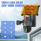 📹 60% DE RÉDUCTION ! ☀️ Caméra Dôme Solaire à Triple Objectif 360° – Surveillance Complète, Énergie Solaire & Vision Panoramique 🛡️