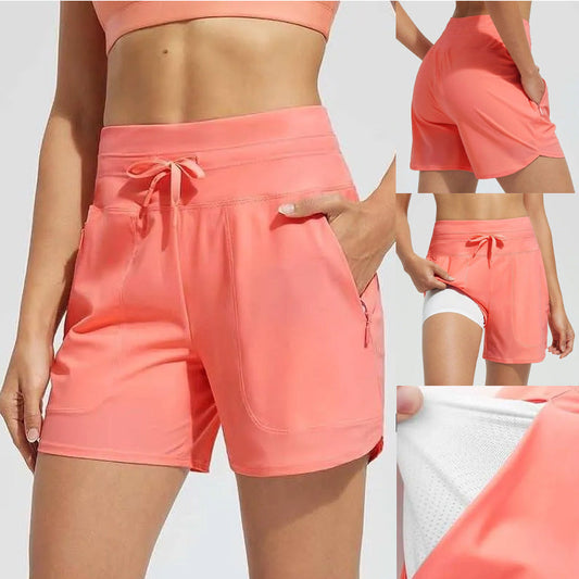 🌞Soldes d'été 60 % de réduction🩳Short de bain taille haute à séchage rapide