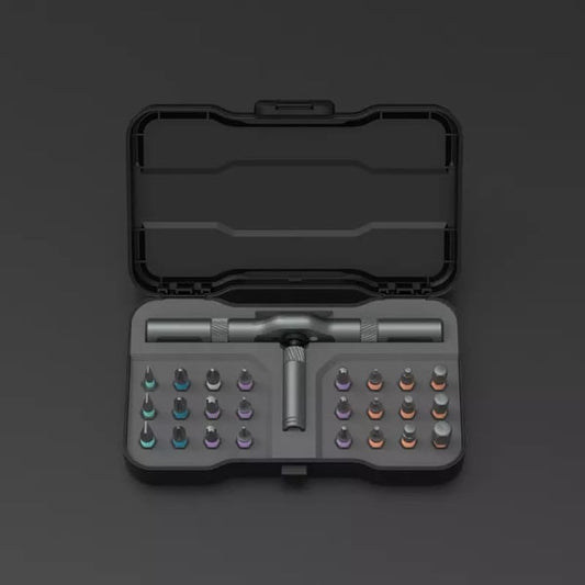 🔧 50% DE RÉDUCTION! 🔩 Jeu de Tournevis à Cliquet Multi-usages 24 en 1 – Compact, Léger & Idéal Pour Les Réparations DIY 🛠️