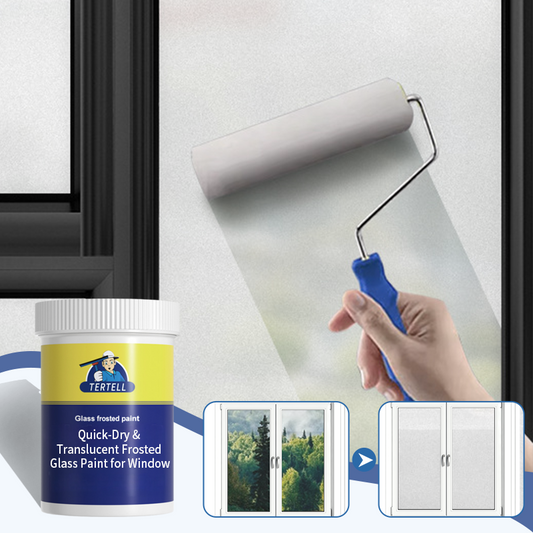 🏆✨ Peinture Translucide à Séchage Rapide pour Effet Verre Dépoli – Idéale Contre le Vent 🌬️✨ 🎨 Créez une Finition Élégante & Moderne en Quelques Minutes !