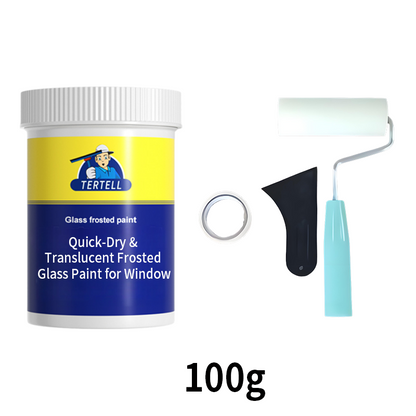 🏆✨ Peinture Translucide à Séchage Rapide pour Effet Verre Dépoli – Idéale Contre le Vent 🌬️✨ 🎨 Créez une Finition Élégante & Moderne en Quelques Minutes !