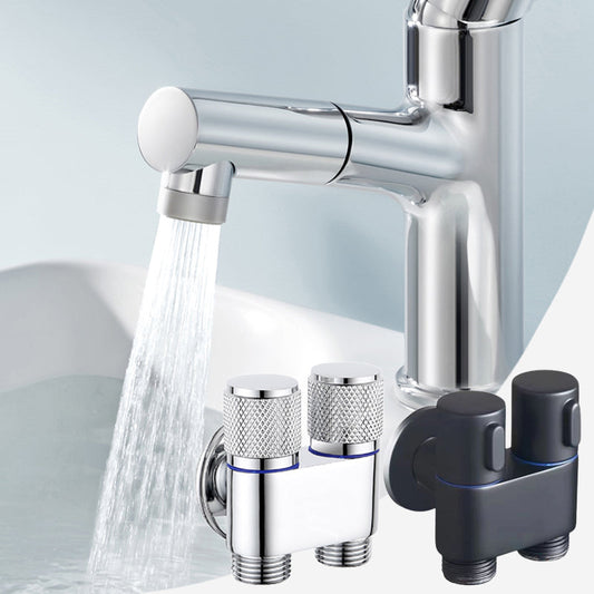 🎁 60 % DE RÉDUCTION ! 🔧✨ Vanne d'angle de sortie à double interrupteur 1/2" – Pratique et durable 🚰🌟