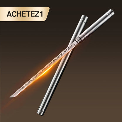 🎁🔥 Achetez-en 2, obtenez-en 1 GRATUIT ! 🍎🔪 Couteau à Fruits Portatif Polyvalent d'Extérieur Avec Gaine ✨