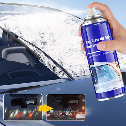 ⚡ Super Offre : achetez 2, recevez 1 gratuit ! 🧼🪟 Nettoyant pour Enlever le Film d'Huile sur les Vitres de Voiture 💎🛡️💦