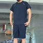 🔥Ensemble 2 pièces pour homme : t-shirt léger décontracté et short
