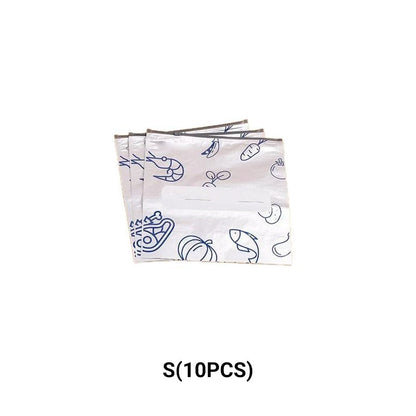 Sac de Conservation en Aluminium Reutilisable et Fermable 🥢🌍 - Parfait pour Stocker et Protéger Vos Aliments!