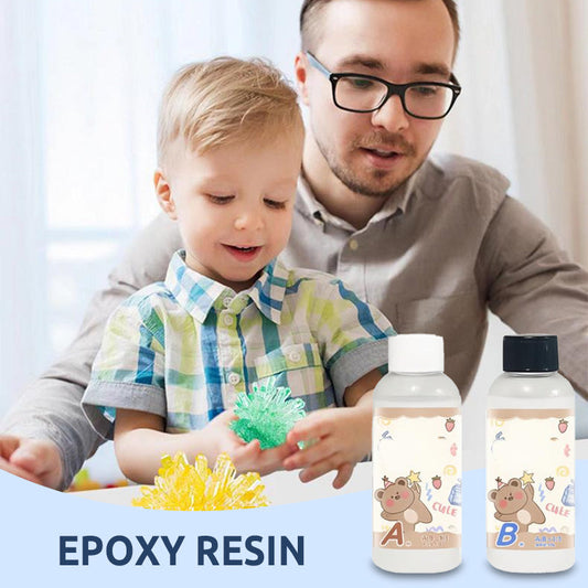 🎨 Epoxy Resin AB Glue - Adhésif goutte à goutte transparent, Créativité illimitée !