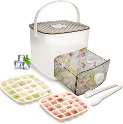 🔥Nouvelle vente à chaud❤️‍🔥Machine à Glaçons Portable avec Couvercle et Boîte de Rangement