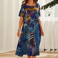 🌴✨Robe d’Été Tropicale Ultra Légère👗 – Élégance et Fraîcheur à -50 % 🍹🌺