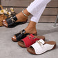 👡✨ Sandales Orthopédiques Élégantes – Boucle Dorée & Confort Absolu – -60 % !🎁