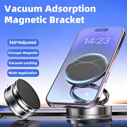 🔥Acheter plus, économiser plus🔄Porte-téléphone magnétique à vide réglable sur 360°📱🚗