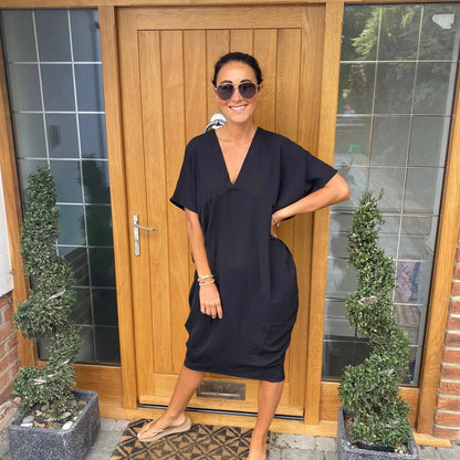 👗 Élégance et Confort – Robe en Soie Glacée à -60 % ! ❄️💃