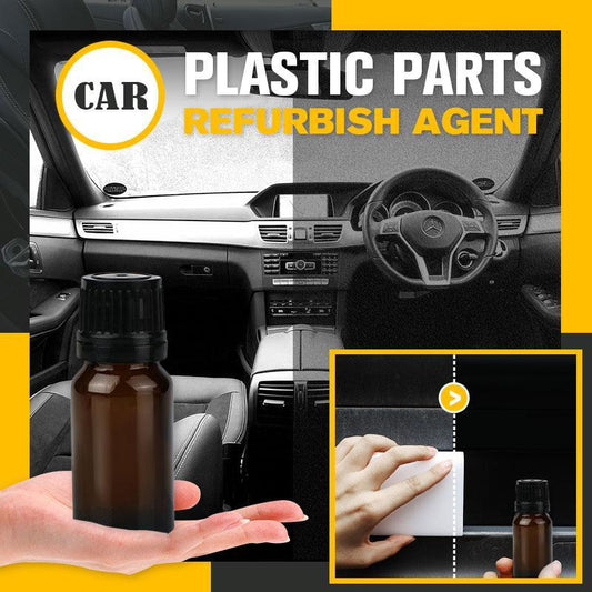 🚗 ACHETEZ 2 - RECEVEZ 1 GRATUIT ! ✨ Agent de Rénovation pour Pièces Plastique - Redonne l'Éclat aux Phares/Tableaux de Bords/Plastiques Auto sans Ponçage 🔧💎