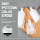 🌷 50% DE RÉDUCTION! 🧴 Sachets voyage pour liquides – Transparent, étanche & léger – Idéal pour maquillage ✨