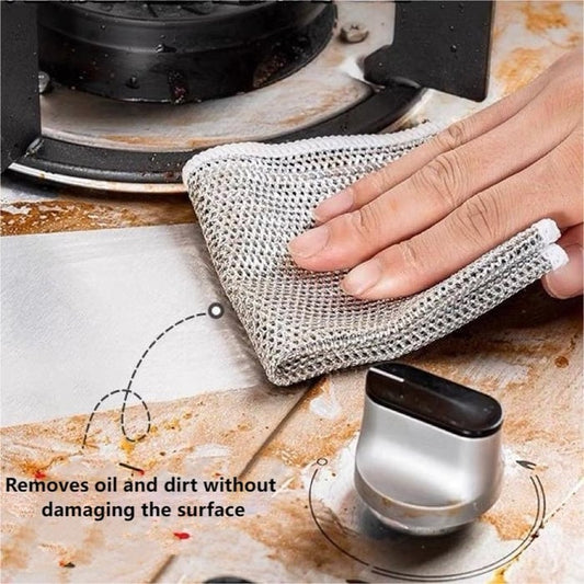 ✨ Chiffons Vaisselle Multi-Usages en Fil Métallique – Anti-Rayures & Ultra-Résistants 🧽 🎁 Offre Spéciale : Plus Vous Achetez, Plus Vous Recevez ! 💥 Parfaits pour un Nettoyage Efficace Sans Abîmer Vos Surfaces