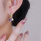 🌸 Boucles d'Oreilles en Perles de Cristal à Quatre Pétales – À Moitié Prix ! ✨ 💖 Élégance Subtile & Style Raffiné pour Toutes Vos Tenues