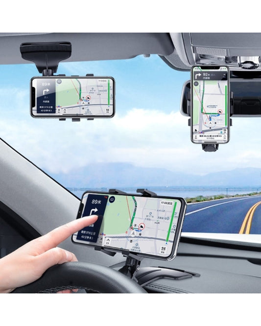 📱 ACHETEZ 2, OFFERT 1 ! 🚗 Support de Téléphone pour Voiture – Rotation 1200°, Universel & Fixation Stable au Tableau de Bord 🔧