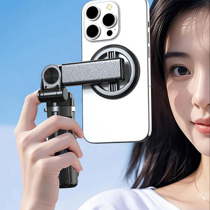 📸✨✨ Perche à Selfie Magnétique 4-en-1 🎉 avec Rotation 360° 🔄 — Support stable 🧲, fonction trépied 🦿, télécommande sans fil 📲 et poignée ergonomique 💫 : Capturez chaque angle facilement 🎥📷