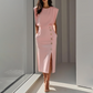 👗 50% DE RÉDUCTION! 🌸 Robe Midi Fendue Élégante pour Femme – Tissu Fluide, Coupe Flatteuse & Parfaite Pour Les Journées Ensoleillées Ou Les Soirées Estivales 💃