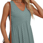 👚 50% DE RÉDUCTION! 🌸 Top Sans Manches à Col V pour Femmes – Imprimé Floral, Tissu Léger & Coupe Décontractée ✨