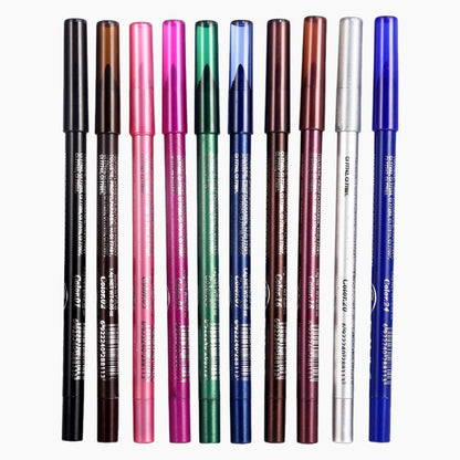 💄 Regard Intense & Coloré – Lot de 10 Crayons Gel pour les Yeux à -41 % ! 🎯👁️‍🗨️