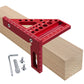 🔺 50% DE RÉDUCTION ! ✨ Triangle en Aluminium Carré pour Travail du Bois - Guidage de Coupe Précise à 45° et 90° pour Scies et Établis 🛠️📐