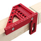 🔺 50% DE RÉDUCTION ! ✨ Triangle en Aluminium Carré pour Travail du Bois - Guidage de Coupe Précise à 45° et 90° pour Scies et Établis 🛠️📐
