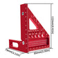 🔺 50% DE RÉDUCTION ! ✨ Triangle en Aluminium Carré pour Travail du Bois - Guidage de Coupe Précise à 45° et 90° pour Scies et Établis 🛠️📐