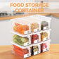 🍱 Boîte de Conservation Alimentaire Transparente avec Couvercle – Idéale pour Réfrigérateur ❄️ ✨ Stockage Frais & Organisé – Repérez Vos Aliments en Un Coup d’Œil !