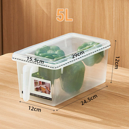 🍱 Boîte de Conservation Alimentaire Transparente avec Couvercle – Idéale pour Réfrigérateur ❄️ ✨ Stockage Frais & Organisé – Repérez Vos Aliments en Un Coup d’Œil !