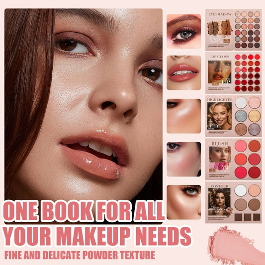 📚 Palette de Maquillage Yeux en Forme de Livre – 5 Couches de Couleurs Polyvalentes ✨ 🎉 Profitez de -59 % Dès Maintenant ! 💖 Look Naturel ou Intense – Toutes Vos Teintes Réunies en Une Palette Unique