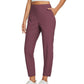 ✨ Pantalon élastique taille haute femme avec poches zippées 🔥 Moitié prix – Confort et style au quotidien !