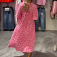 👗💖 Prix réduit de moitié ! Robe imprimée élégante à col en V — Confort léger et look tendance ✨🌸