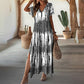 🌸 50% DE RÉDUCTION! 👗 Robe Dégradée Col en V – Tissu doux, fentes latérales & coupe flatteuse – Parfaite pour l'été, les vacances & les soirées 🌅