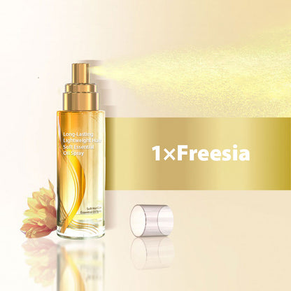 💆‍♀️ ACHETEZ 1, OFFERT 1 ! ✨ Spray d‘Huile Essentielle Légère pour Cheveux – Sans Résidu Gras, Brillance Immédiate & Parfum Doux 🌸